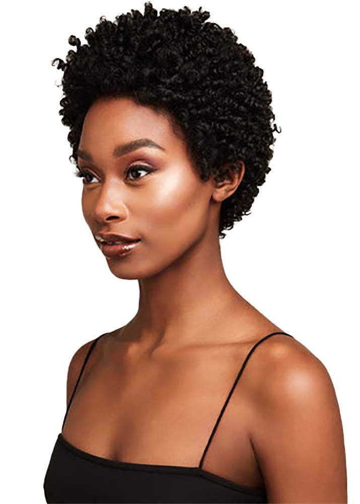 Super Coiled Pixie Afro Lace Wig Feme Collection UK