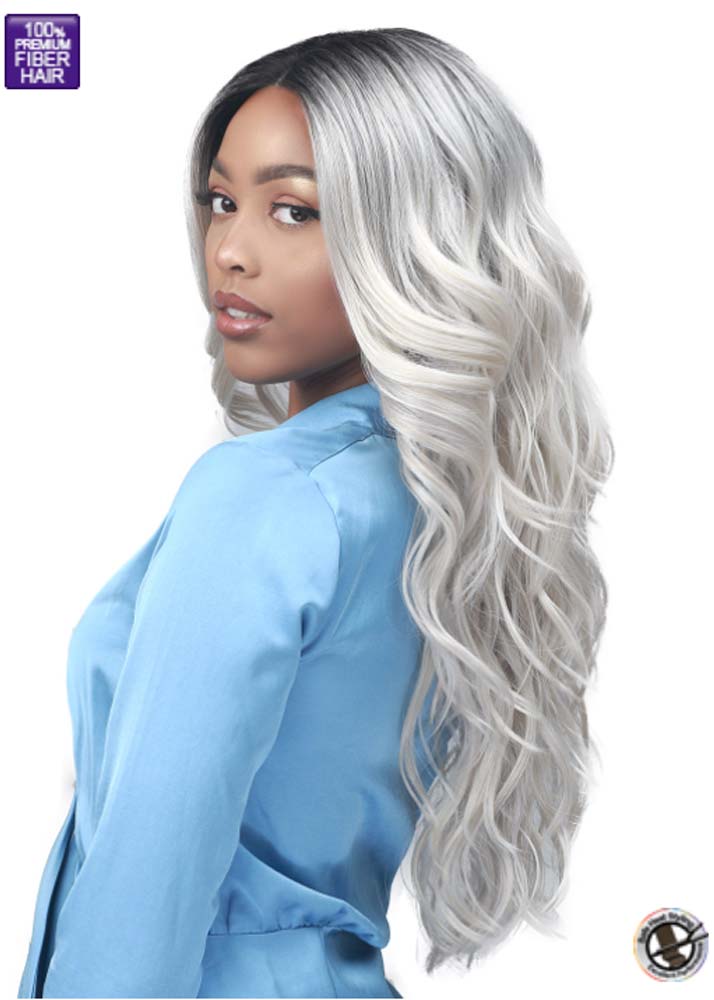 MLF379 Gardenia HD Lace Front Wig Bobbi Boss UK - Back