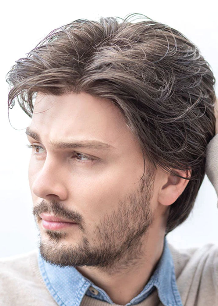 Gary HAIRforMANce Synthetic Lace Front Wig for Men Ellen Wille UK - Coffee Mix