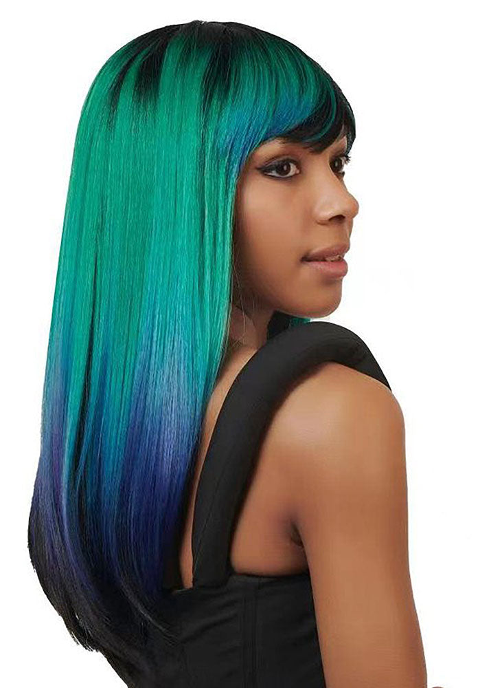 Leslie Hair Couture Synthetic Straight Wig With Fringe Sleek UK