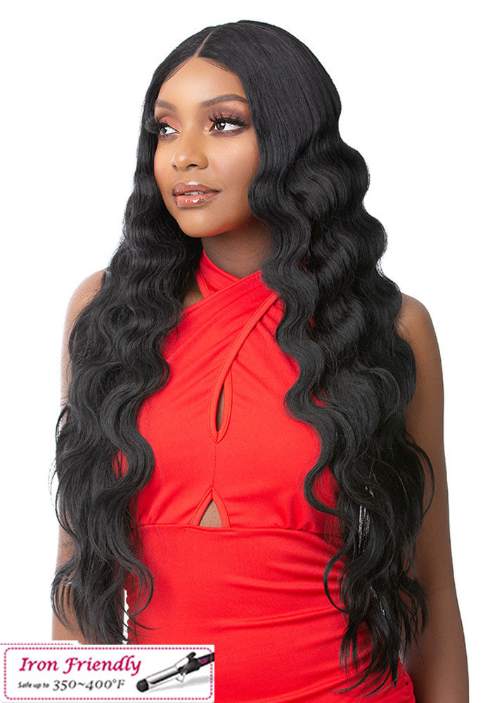 HD Lace Crimped Jumbo Hair 6 5G True Transparent Lace Front Wig Its A Wig UK