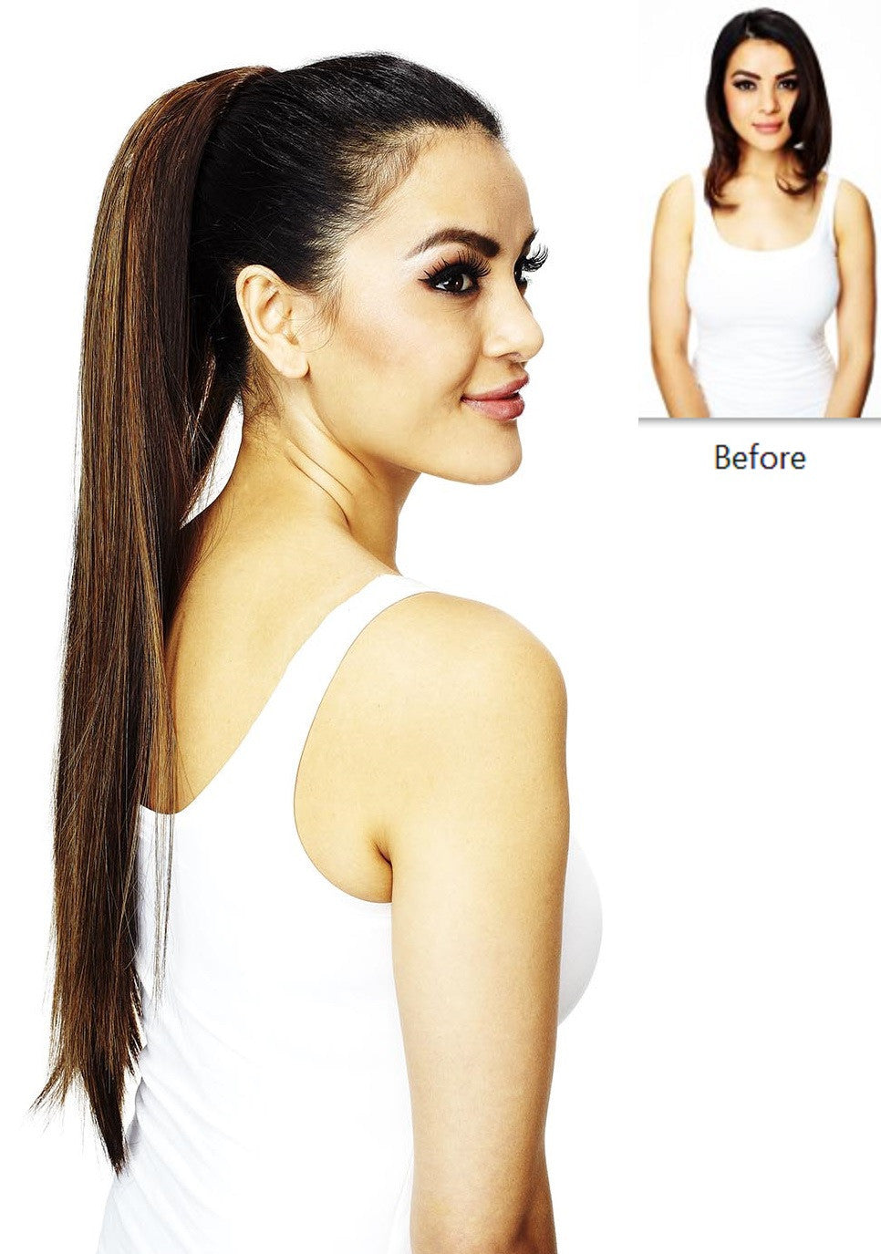 Cosmos Hair Couture Ponytail Brown