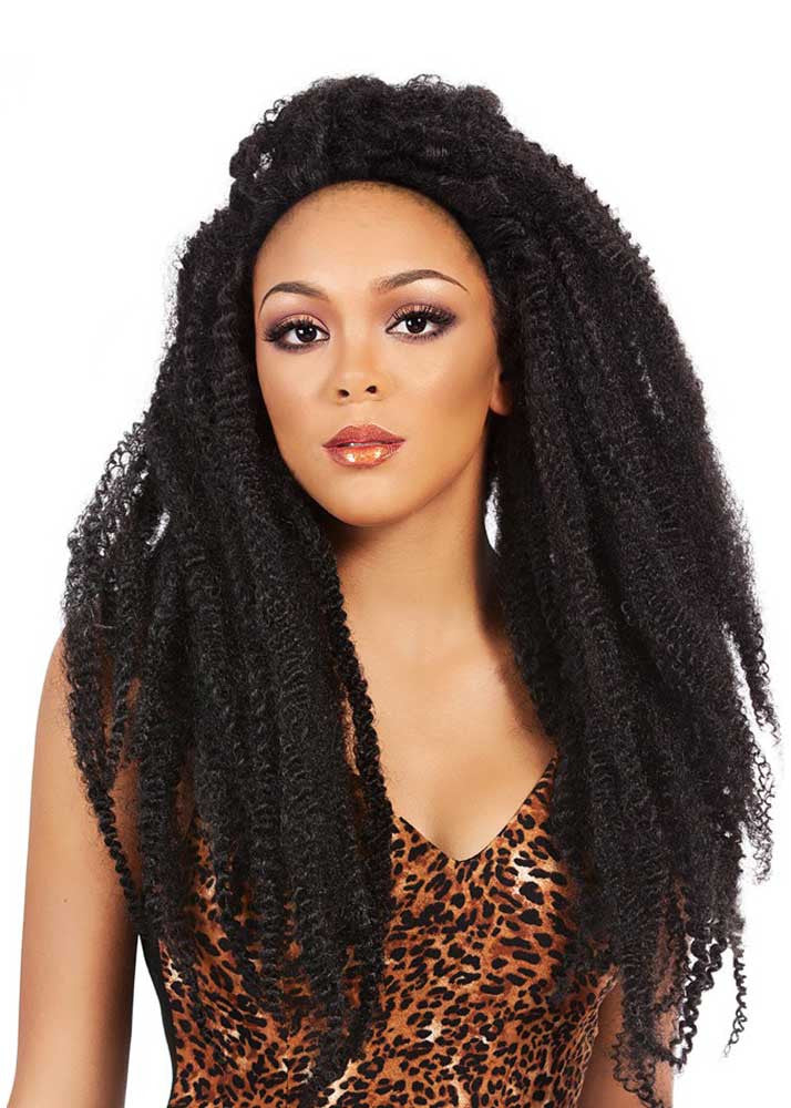 Swiss Lace Jamaican Locks Braid Wig Bush Babe Style