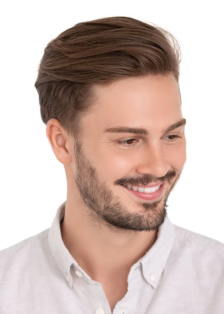 Jet PermaFit Synthetic Full Lace Wig for Men Ellen Wille UK - Right