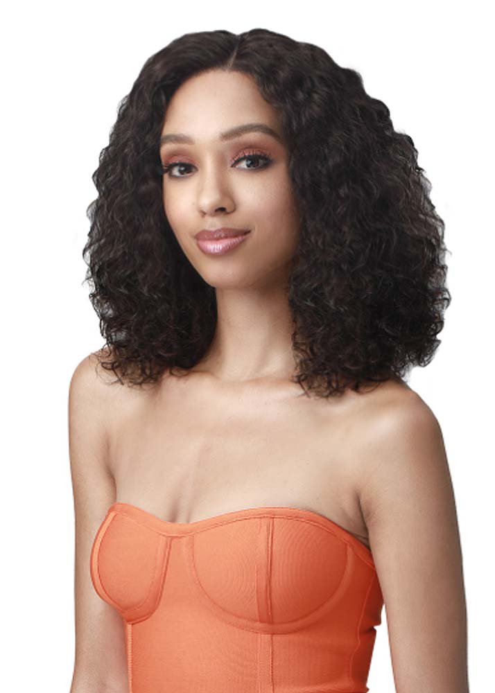 MHLF535 Joella Human Hair 13x4 Lace Front Wig Bobbi Boss UK - Side