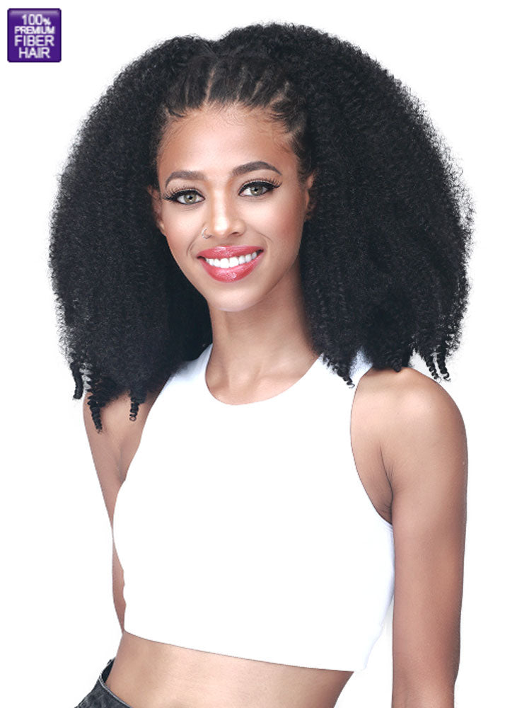 L&T Afro Twista MOD043 Miss Origin Tressup Drawstring Human Hair Blend Bobbi Boss UK