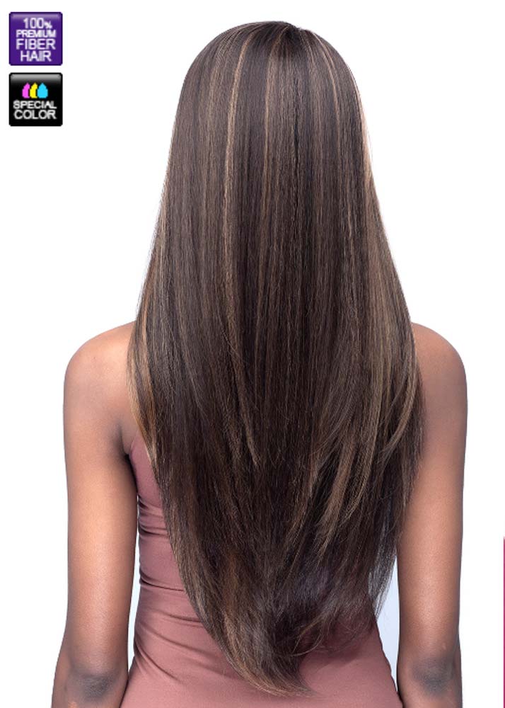 M1031 Juanita Synthetic Soft Blowout Wig Bobbi Boss UK - back
