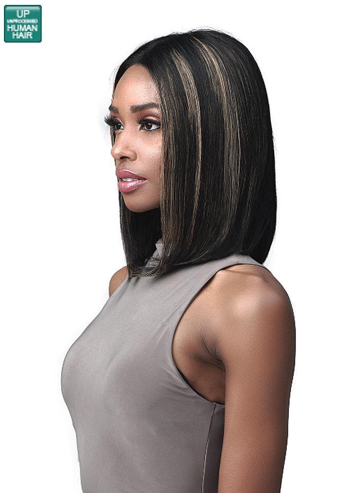 MHLF560 Evelina Human Hair Lace Front Wig Bobbi Boss UK - Side