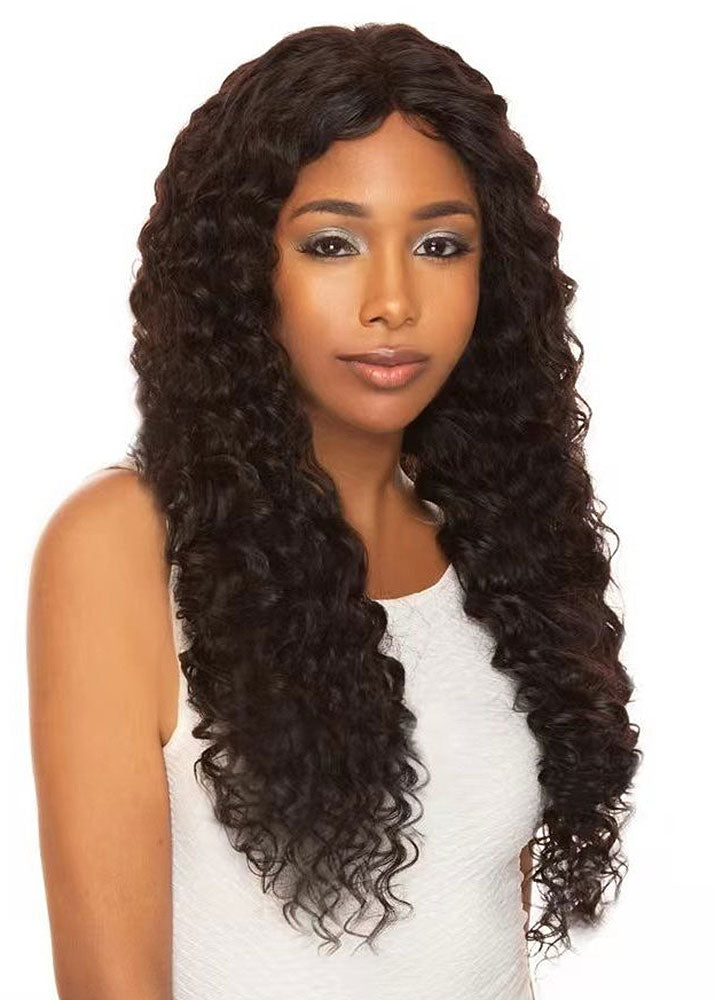 Monica Virgin Gold 100% Human Hair Lace Front And Part Wig Sleek UK