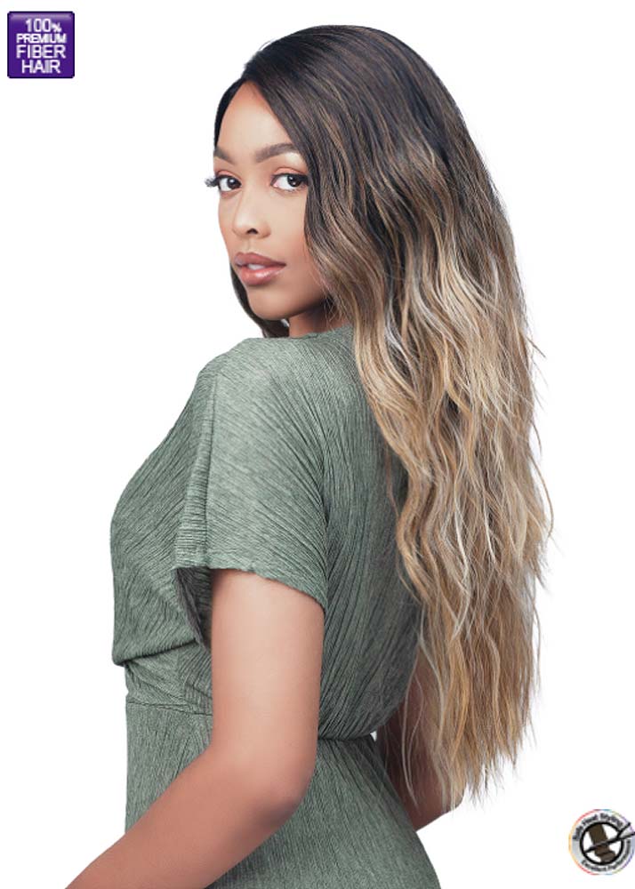 MLF570 Meloni Free Position Long Wavy Wig Bobbi Boss UK - Side