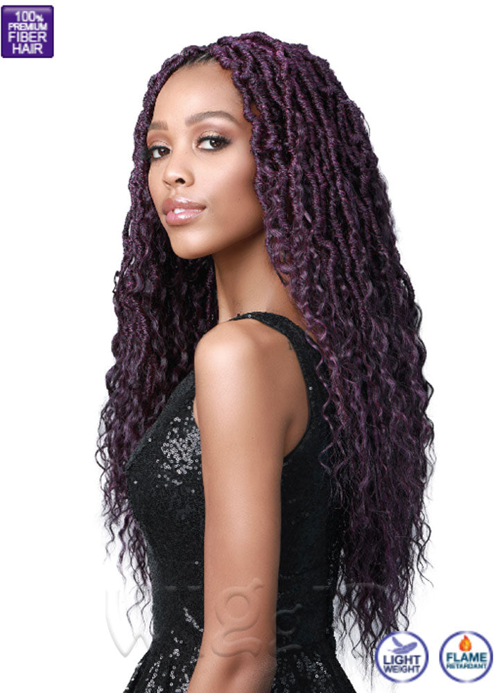 Nu Locs French Deep Boho Crochet Braids 20" 2X Bobbi Boss UK