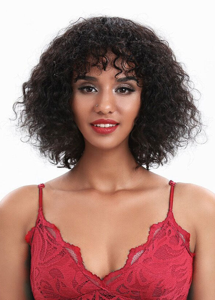 Orla Virgin Gold 100% Remy Human Hair Curly Lob Sleek UK