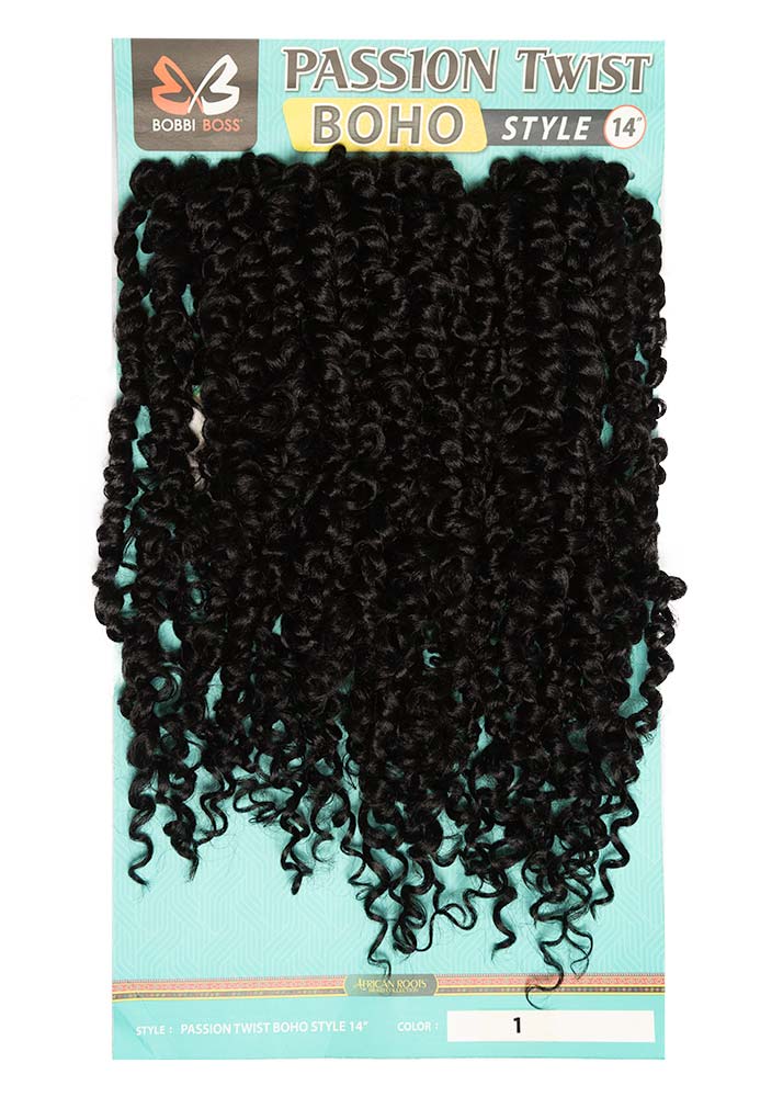 3X Boho Style Passion Twist 14" Crochet