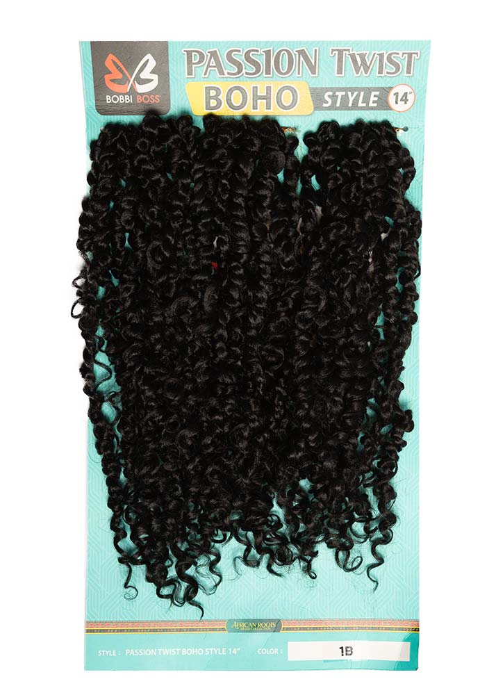 3X Boho Style Passion Twist 14" Crochet