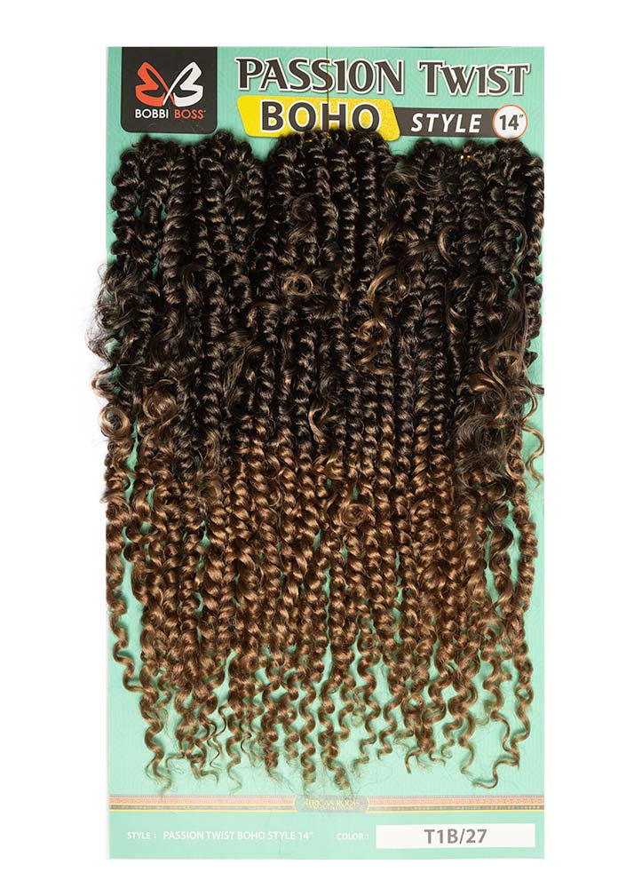 3X Boho Style Passion Twist 14" Crochet