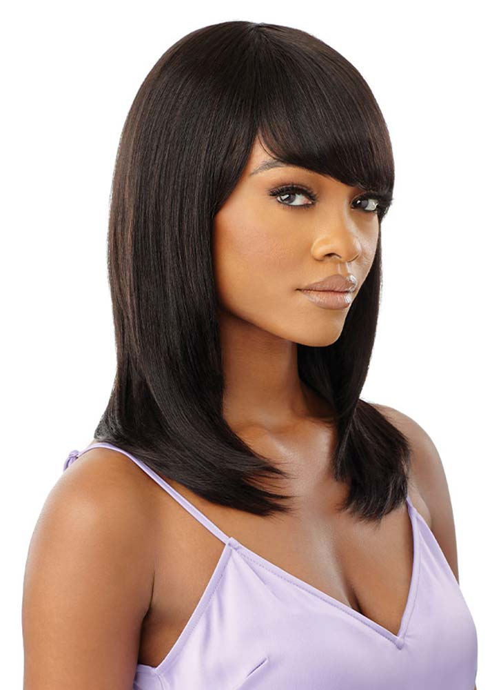 HH Clarissa Human Hair Lob Outre UK - Side view