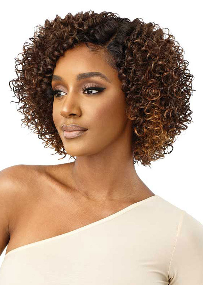 Loretta Synthetic Lace Front Curly Wig Outre UK - Side