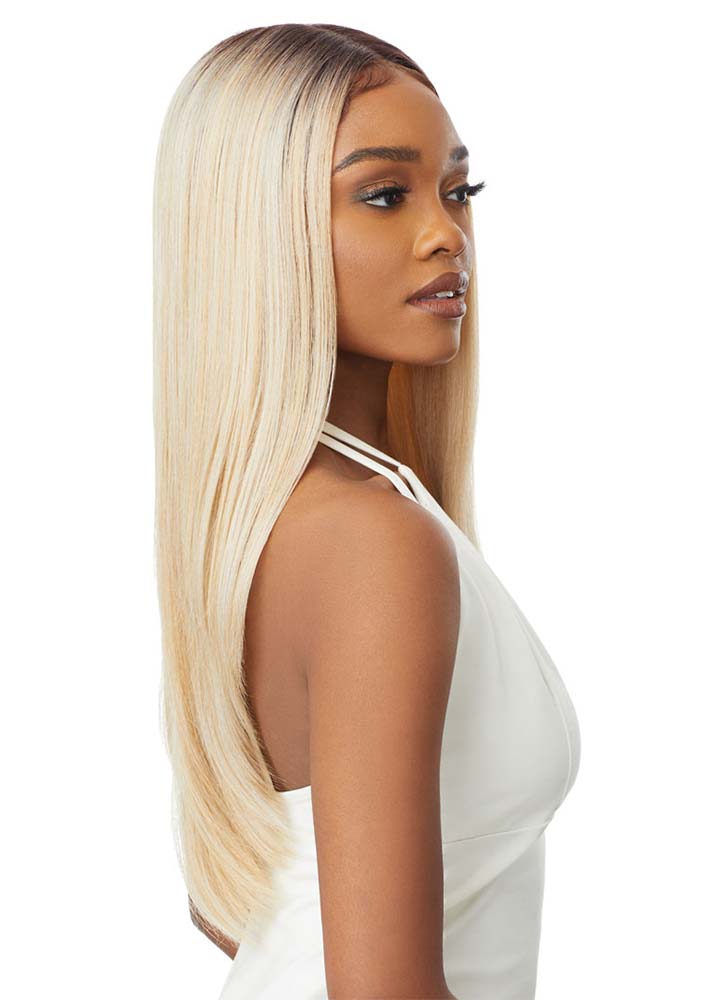 Chanelle Sleeklay Lace Front Long Straight Wig Outre UK - Side