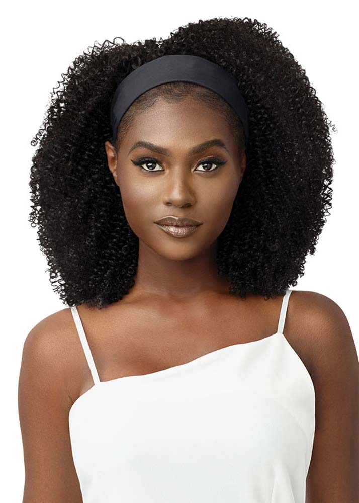 HH Kinky Coily 14" Human Hair Headband Wig Outre UK