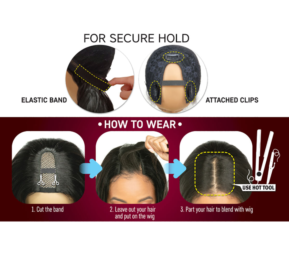 HR-U Part Rene Human Hair Bob Wig Zury Hollywood UK