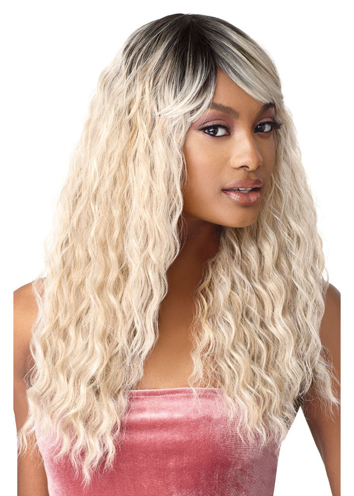 Shannon Long Wavy Wig with Fringe Outre UK