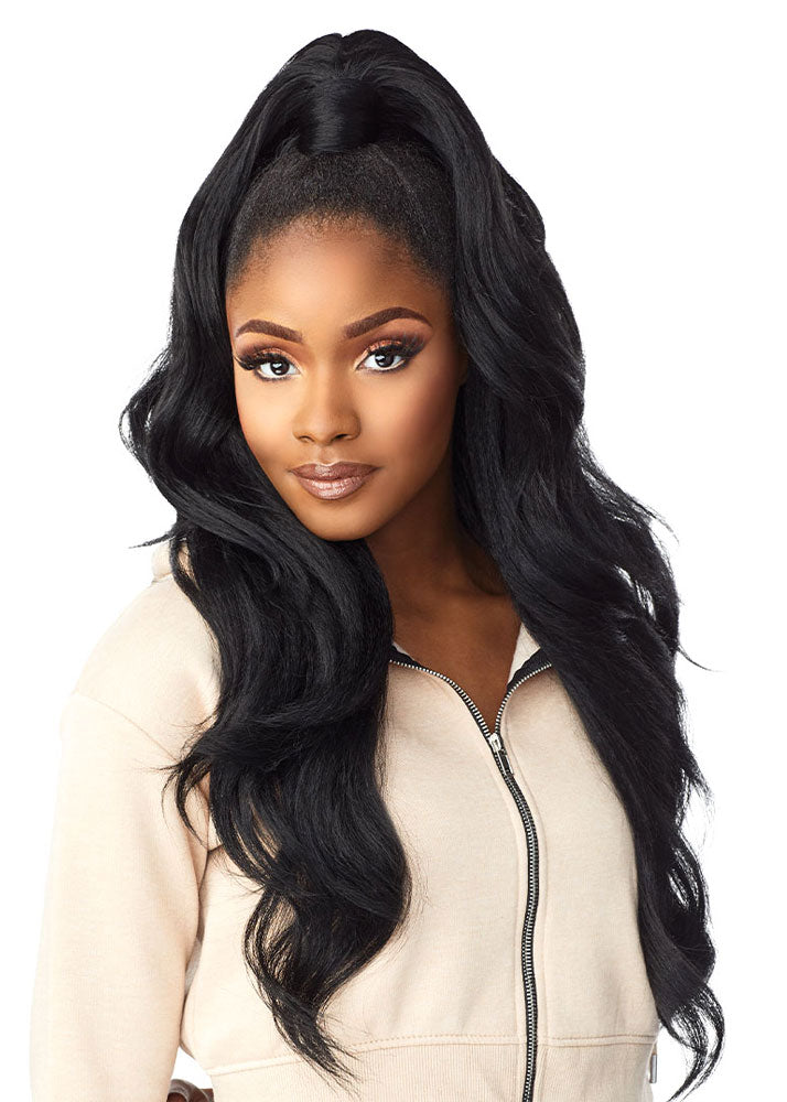 UD 11 Instant Up & Down Instant Weave Sensationnel UK High Pony Tail Front