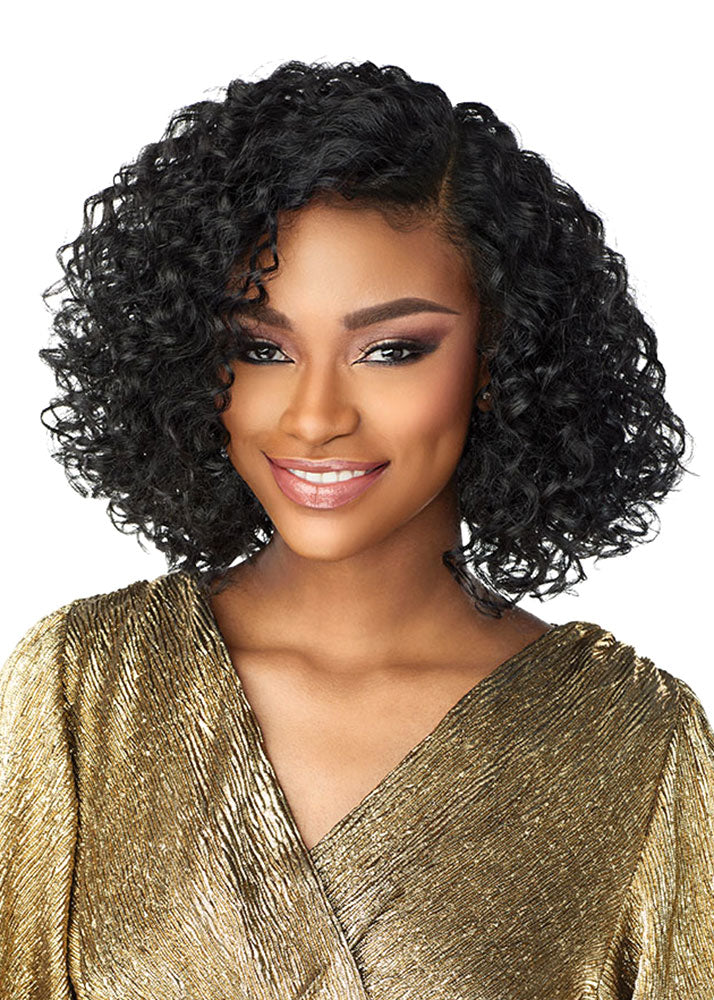Butta Unit 4 Curly Bob Wig Sensationnel UK Front
