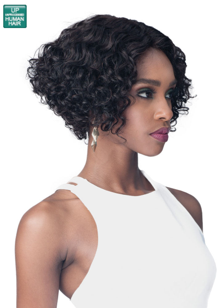 MHLF425 Whitney Remy Human Hair Lace Front Wig Bobbi Boss UK - Side