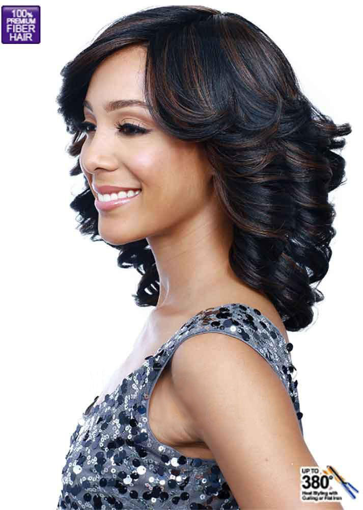 M891 Adriana Synthetic Wig Bobbi Boss UK Side