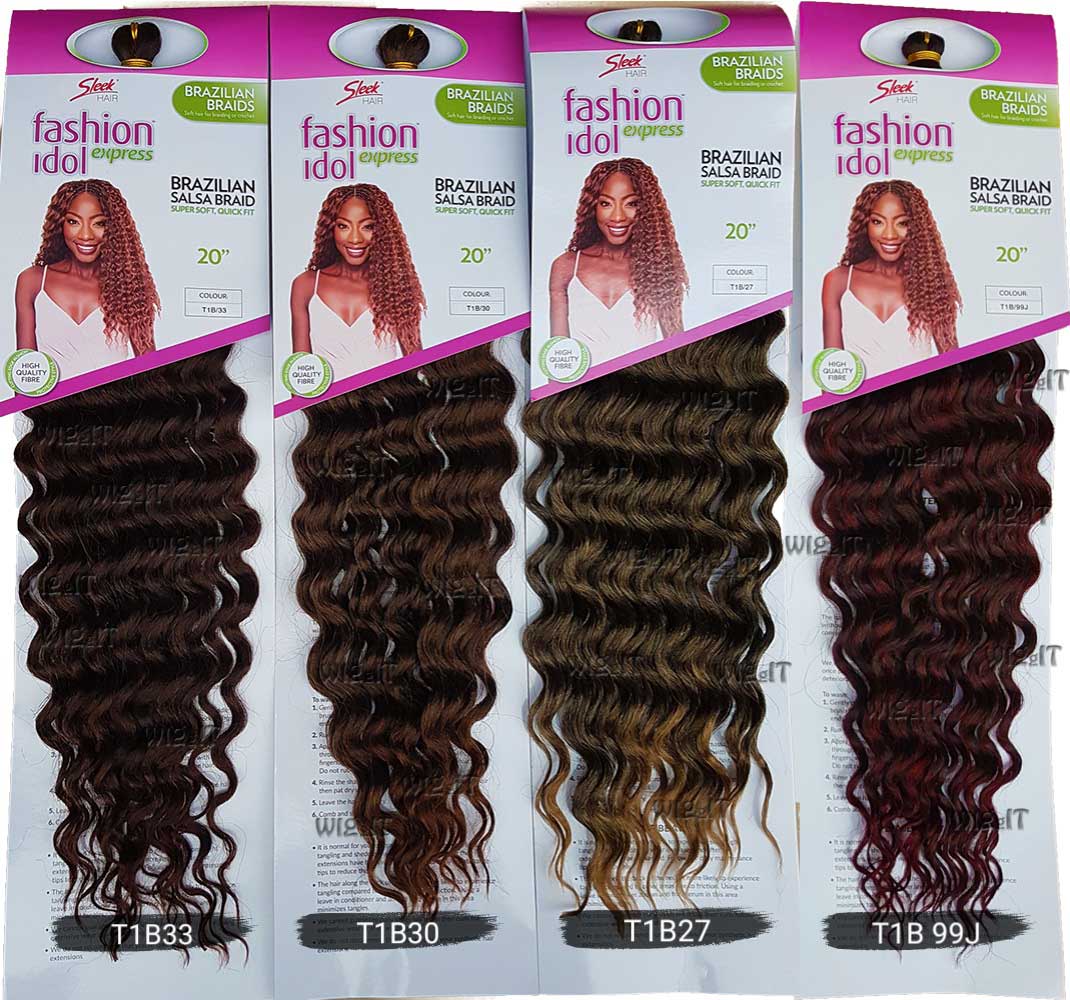 Brazilian Salsa Braid Sleek Fashion Idol Express Ombre Colours