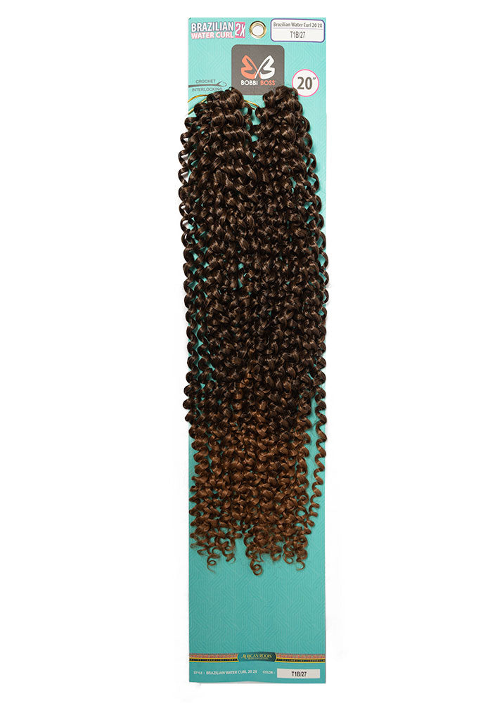 2X Brazilian Water Curl 20" Crochet Braid