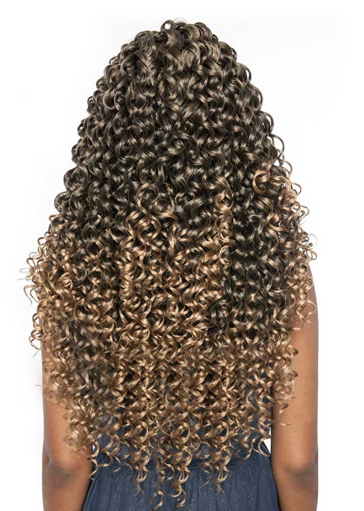 CB28 Deep Twist 18" Crochet Braid Mane Concept UK - Back