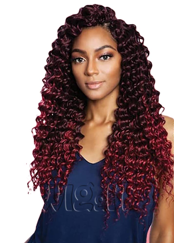 CBE302 Deep Bay 18" Pre-looped Curly Crochet Braids Mane Concept UK