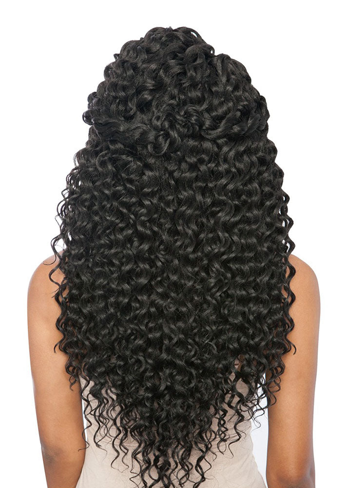 CBP01 Tiara Wave 18" Afri Naptural Crochet Braid Mane Concept UK - 1B Back
