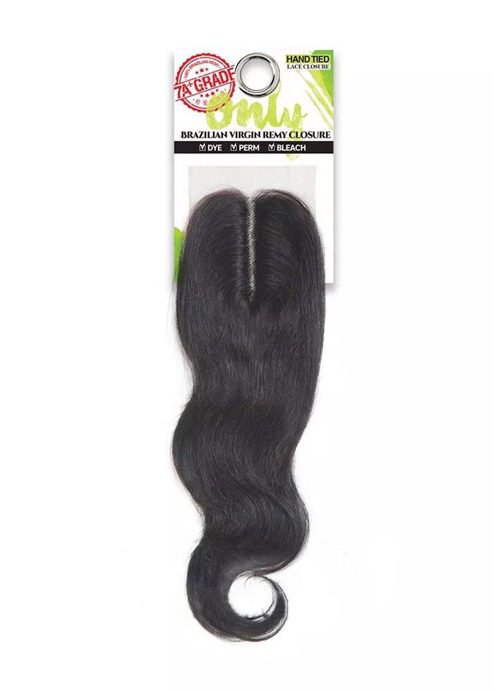 Only BRZ Multi S-Body Closure Unprocessed Brazilian Remy Human Hair Closure Zury Hollywood