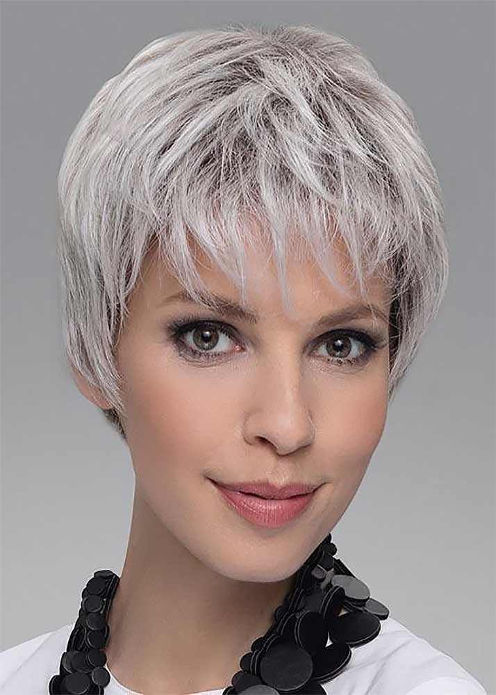 Encore Ellen Wille Silver Blonde Rooted Front