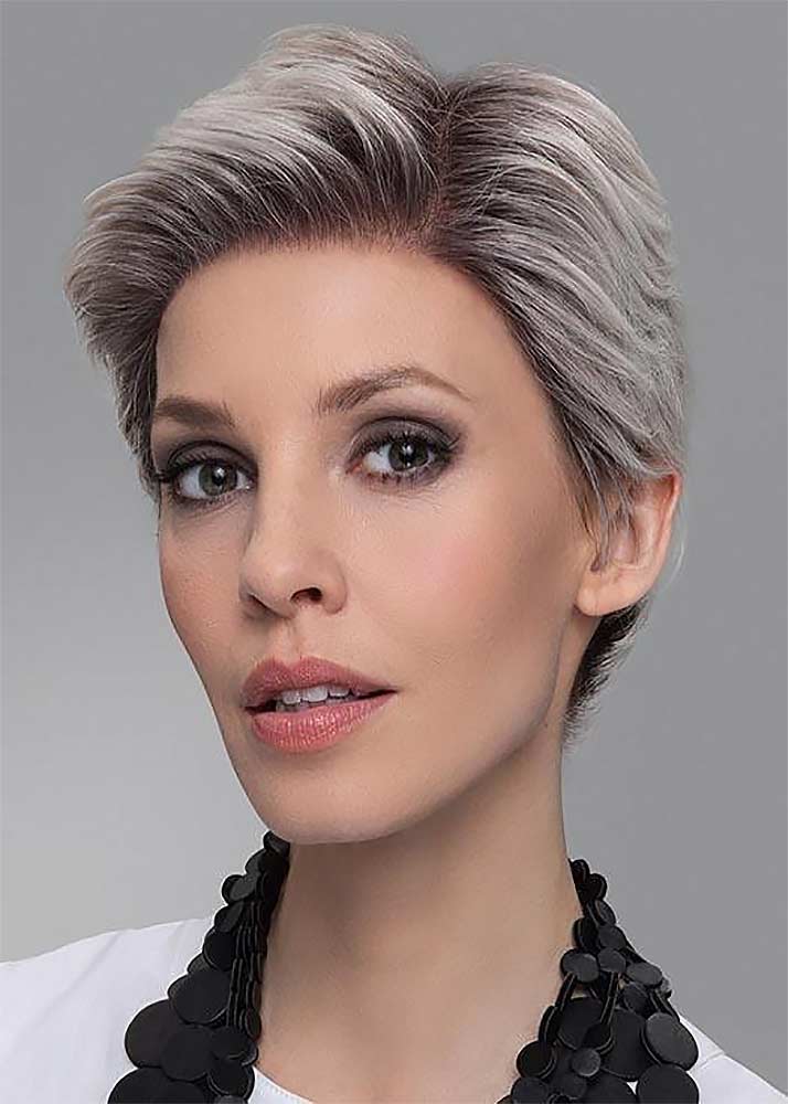 Encore Ellen Wille Silver Blonde Rooted Front