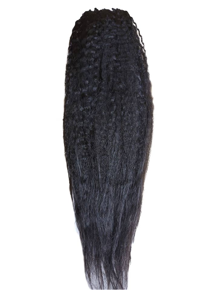 Kinky Straight 100% Human Hair Crochet Braids