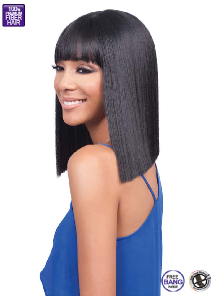 MLF184 Yara Bang Synthetic Wig Bobbi Boss UK - Side View
