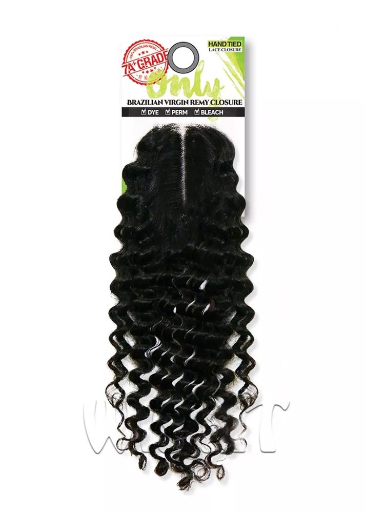 Only BRZ Pineapple Closure Unprocessed Pure Brazilian Remy Human Hair Weave Closure
