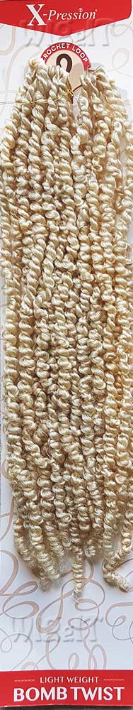 Wavy Bomb Twist 18" X-pression Twisted Up Crochet Braid