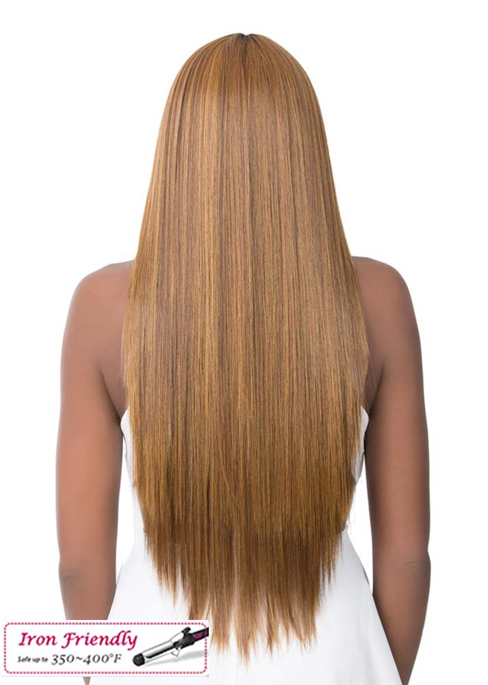 Paulonia Premium Synthetic Deep Centre Lace Part Wig Its A Wig UK - Back