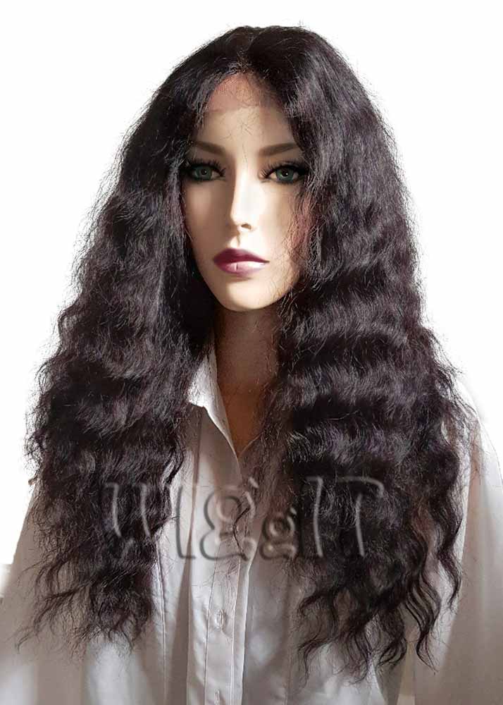 Poppy Lace Part Remi Human Hair Wig Sleek Spotlight Front