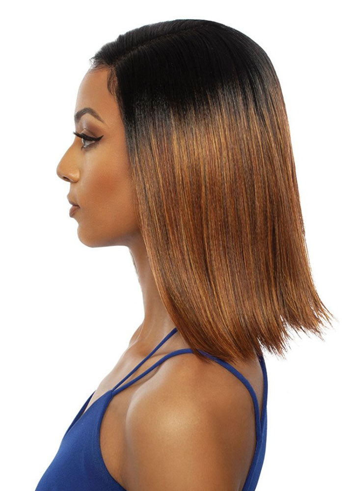 RCHW Lynn Wet Look Lob Wig Mane Concept UK - Side View