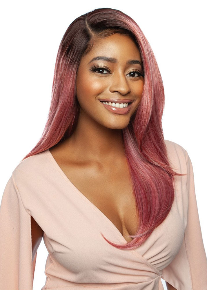 Cancer RCLD204 Red Carpet It's Your Lucky Day Synthetic Straight Lace Part Wig - SR4/RosePink