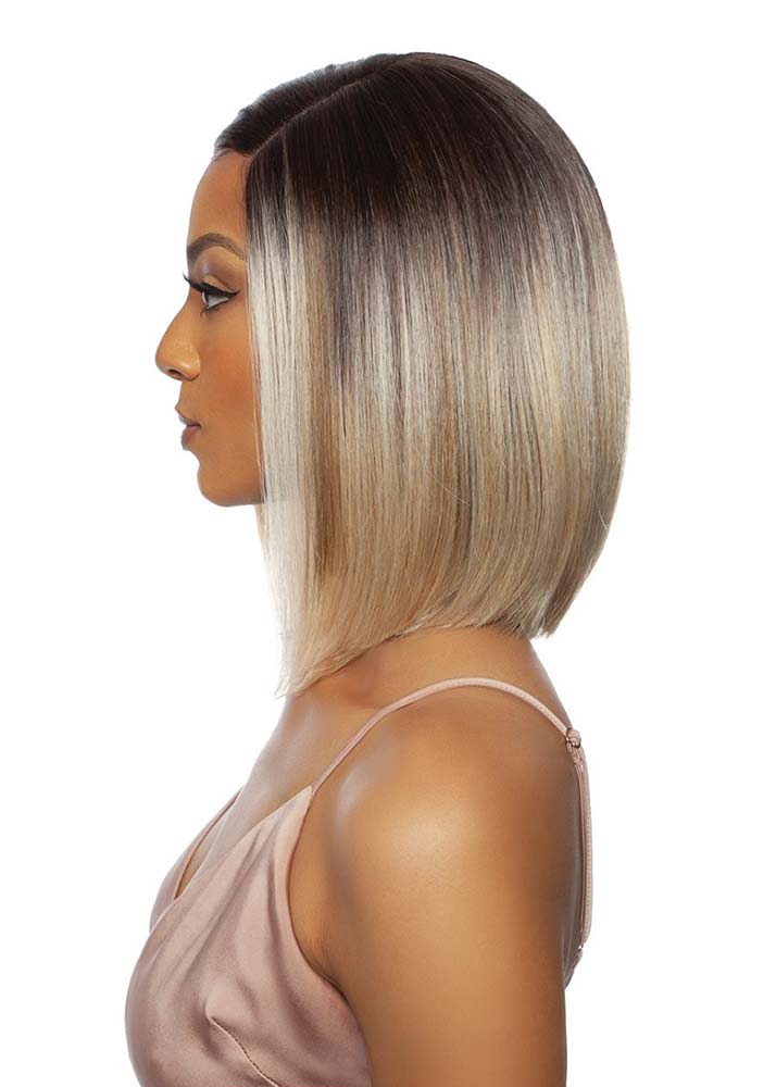 RCNM210 Zira HD Nature Match Lace Front Sleek Bob Wig Mane Concept UK - Side