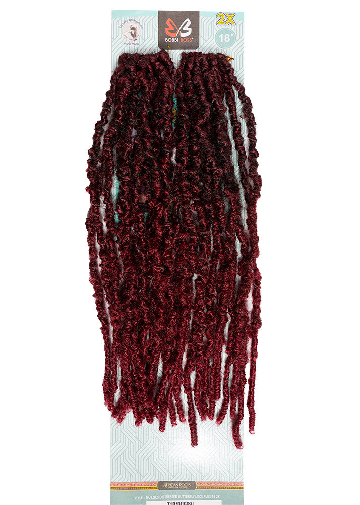 2X Distressed Butterfly Locs 18