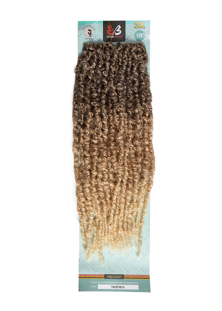 2X Distressed Butterfly Locs 18