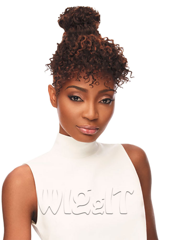Tamara Bang x Bun Outre UK Bun with Fringe Quick Pony