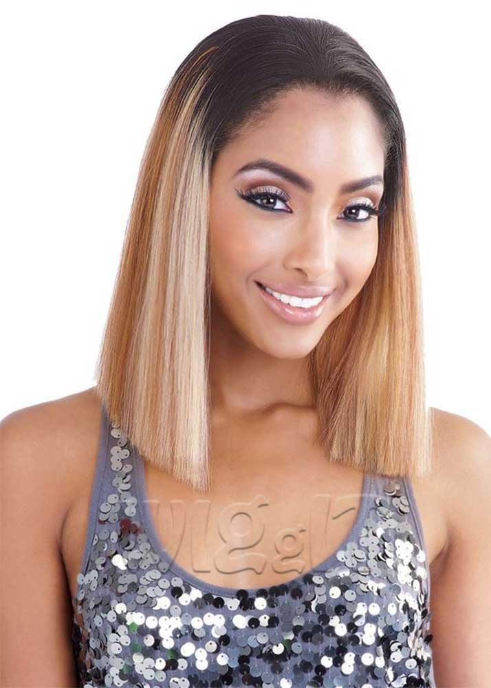 Mane concept two plus 53 blunt cut half wig blonde